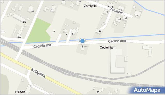 Bodzechów, Cegielniana, 2, mapa Bodzechów