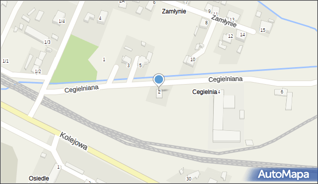 Bodzechów, Cegielniana, 2, mapa Bodzechów