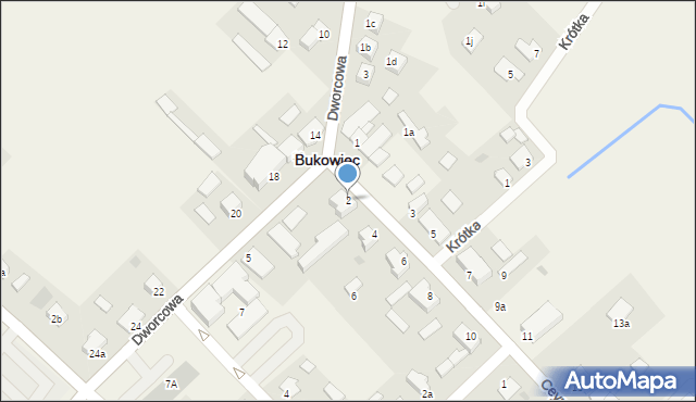 Bukowiec, Ceynowy Floriana, dr., 2, mapa Bukowiec