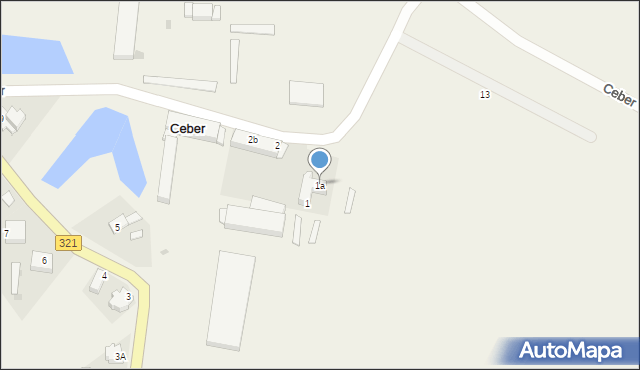 Ceber, Ceber, 1a, mapa Ceber