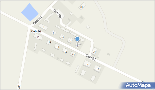 Cebulki, Cebulki, 8/1, mapa Cebulki