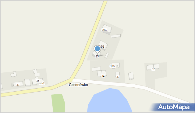 Cecenowo, Cecenowo, 35, mapa Cecenowo