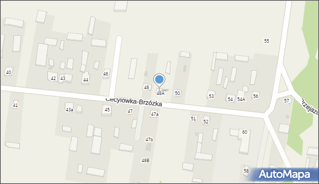 Cecylówka-Brzózka, Cecylówka-Brzózka, 49, mapa Cecylówka-Brzózka