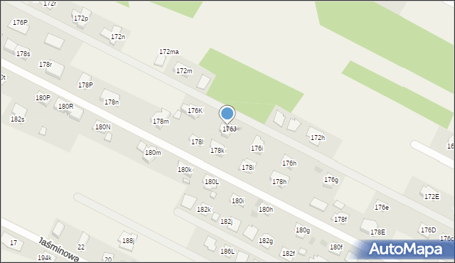 Cedzyna, Cedzyna, 178j, mapa Cedzyna