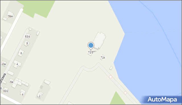 Cedzyna, Cedzyna, 71/3, mapa Cedzyna