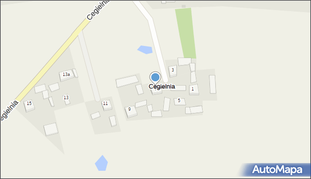 Cegielnia, Cegielnia, 7, mapa Cegielnia