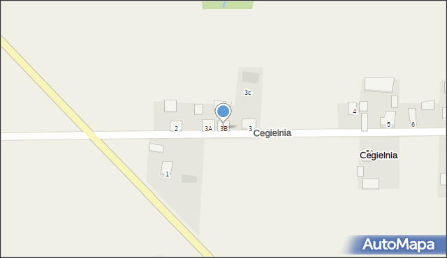 Cegielnia, Cegielnia, 3B, mapa Cegielnia