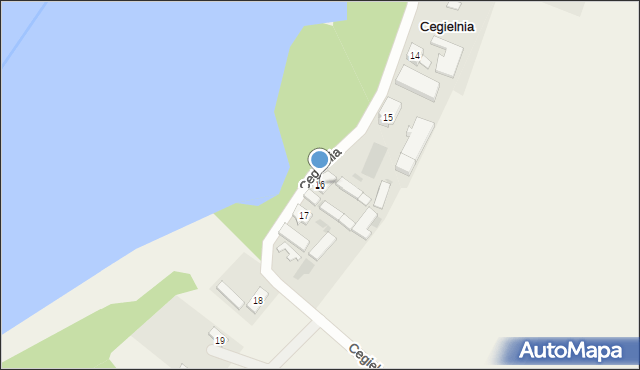 Cegielnia, Cegielnia, 16, mapa Cegielnia