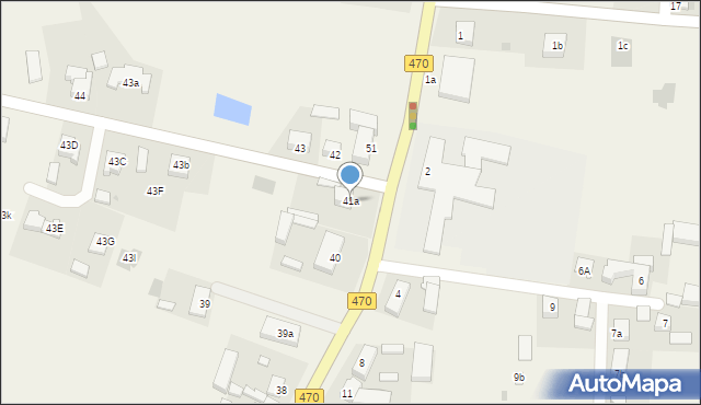 Ceków-Kolonia, Ceków-Kolonia, 41a, mapa Ceków-Kolonia