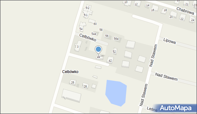 Celbówko, Celbówko, 3A, mapa Celbówko