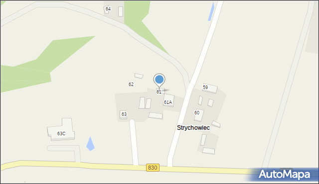 Celejów, Celejów, 61, mapa Celejów