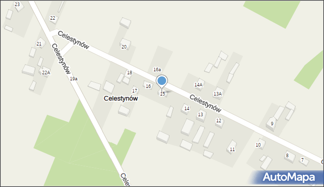 Celestynów, Celestynów, 15, mapa Celestynów