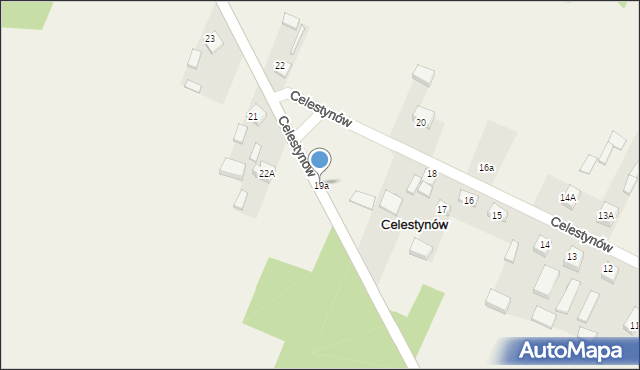 Celestynów, Celestynów, 19a, mapa Celestynów