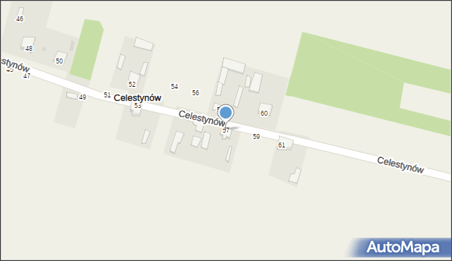 Celestynów, Celestynów, 57, mapa Celestynów