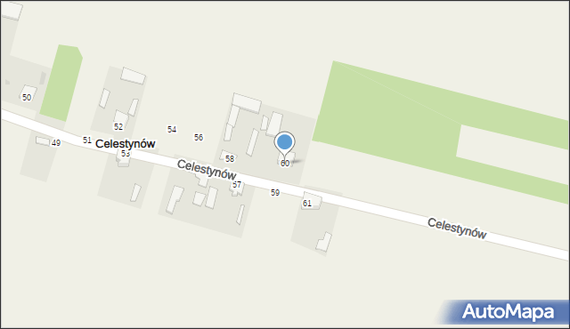 Celestynów, Celestynów, 60, mapa Celestynów