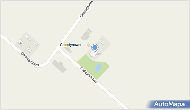 Celestynowo, Celestynowo, 1, mapa Celestynowo