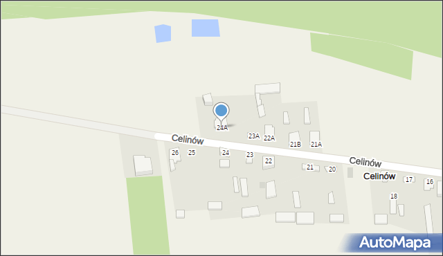 Celinów, Celinów, 24A, mapa Celinów