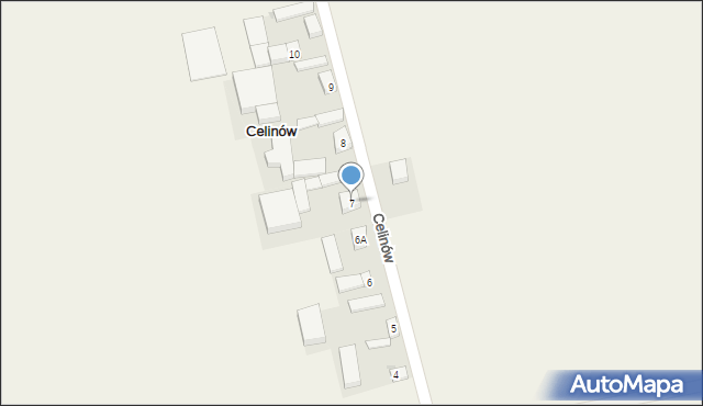 Celinów, Celinów, 7, mapa Celinów