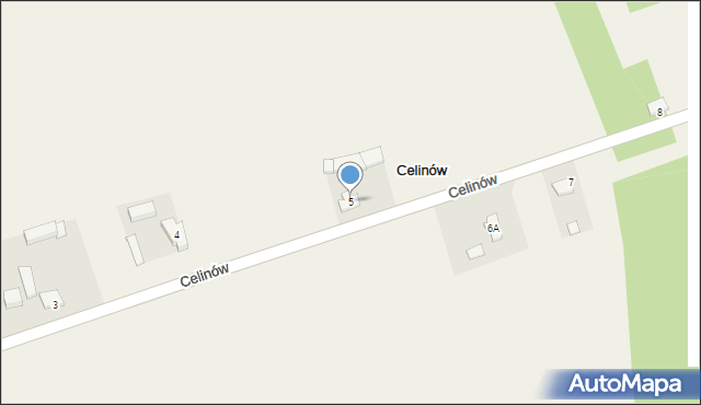 Celinów, Celinów, 5, mapa Celinów