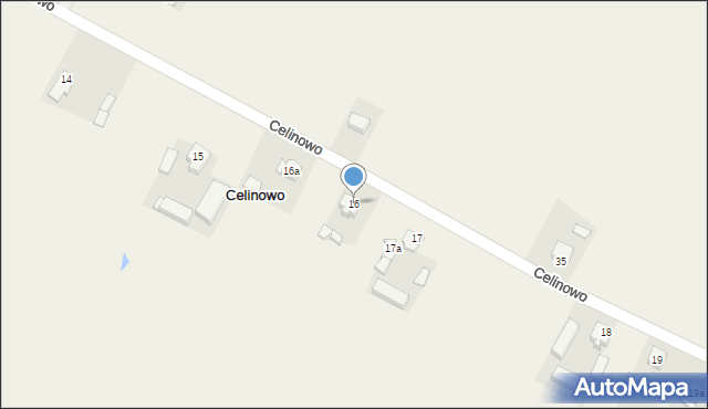 Celinowo, Celinowo, 16, mapa Celinowo