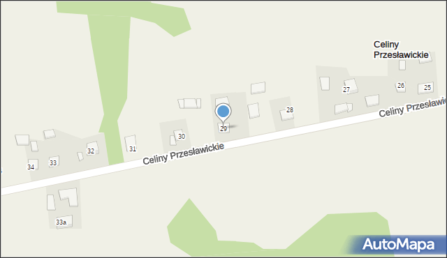 Celiny Przesławickie, Celiny Przesławickie, 29, mapa Celiny Przesławickie