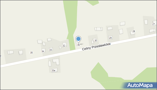 Celiny Przesławickie, Celiny Przesławickie, 31, mapa Celiny Przesławickie