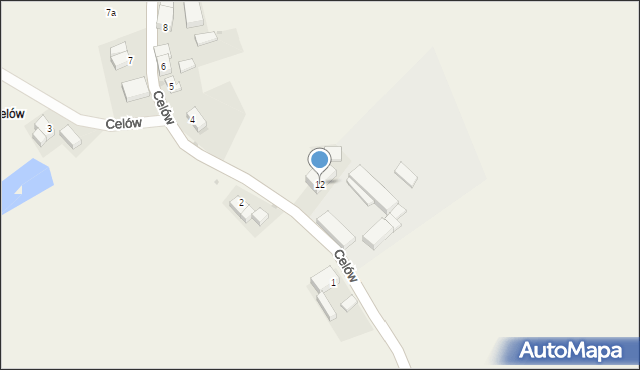 Celów, Celów, 12, mapa Celów