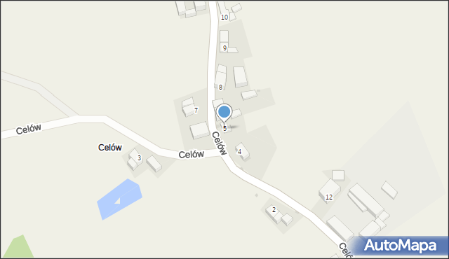 Celów, Celów, 5, mapa Celów