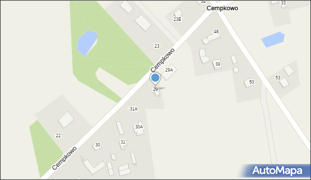 Cempkowo, Cempkowo, 29, mapa Cempkowo