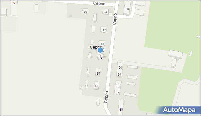 Cepno, Cepno, 14, mapa Cepno