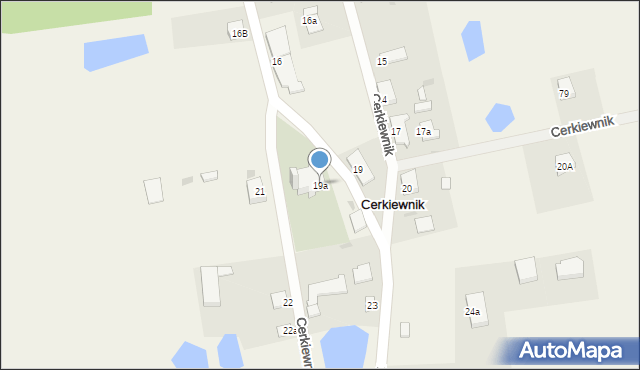 Cerkiewnik, Cerkiewnik, 19a, mapa Cerkiewnik