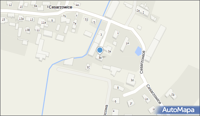 Cesarzowice, Cesarzowice, 3b, mapa Cesarzowice