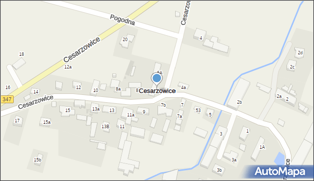 Cesarzowice, Cesarzowice, 6, mapa Cesarzowice