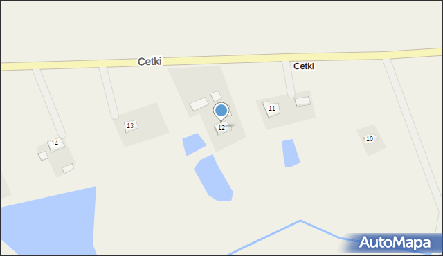 Cetki, Cetki, 12, mapa Cetki