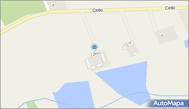 Cetki, Cetki, 15, mapa Cetki