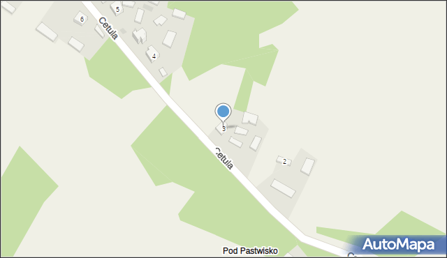 Cetula, Cetula, 3, mapa Cetula