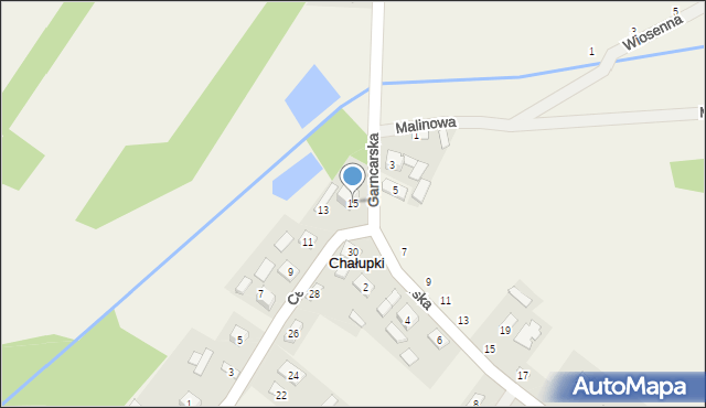 Chałupki, Ceramiczna, 15, mapa Chałupki