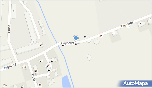 Chwaszczyno, Ceynowy, 19, mapa Chwaszczyno