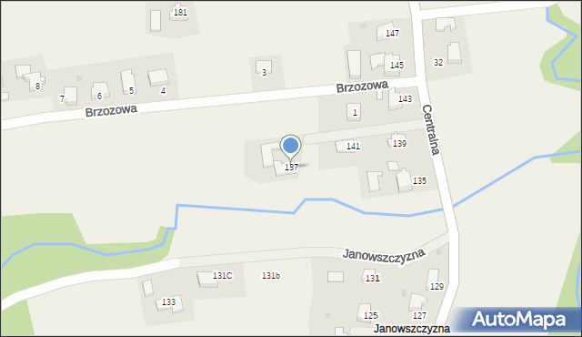 Frydrychowice, Centralna, 137, mapa Frydrychowice