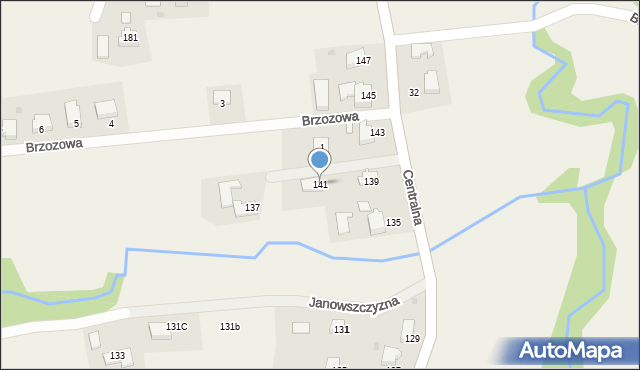 Frydrychowice, Centralna, 141, mapa Frydrychowice