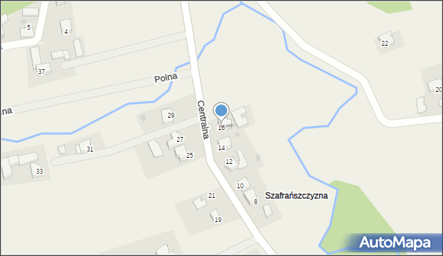 Frydrychowice, Centralna, 16, mapa Frydrychowice