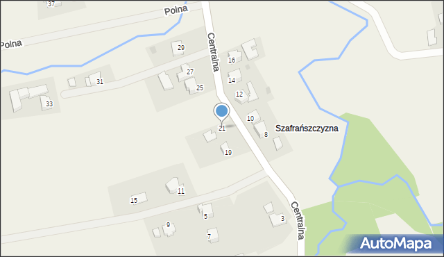 Frydrychowice, Centralna, 21, mapa Frydrychowice