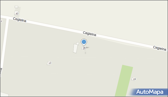 Gniewkowo, Cegielna, 15, mapa Gniewkowo