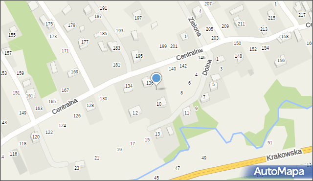 Izdebnik, Centralna, 138, mapa Izdebnik