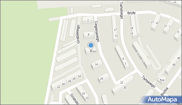 Jelcz-Laskowice, Cegielskiego Hipolita, 12, mapa Jelcz-Laskowice