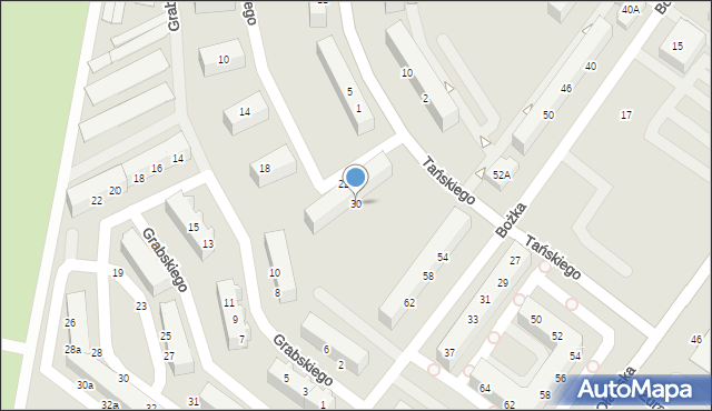 Jelcz-Laskowice, Cegielskiego Hipolita, 30, mapa Jelcz-Laskowice