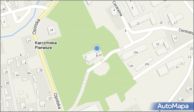 Karczmiska Pierwsze, Centralna, 6, mapa Karczmiska Pierwsze