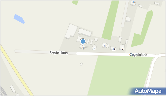 Karsznice, Cegielniana, 6, mapa Karsznice