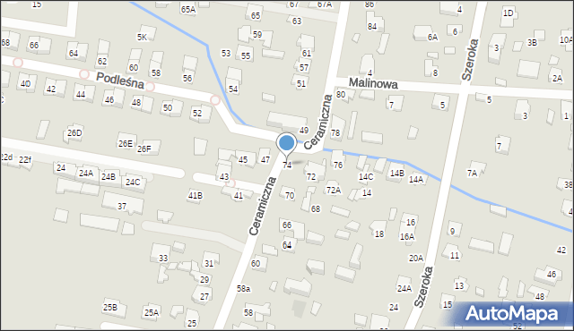 Kobyłka, Ceramiczna, 74, mapa Kobyłka