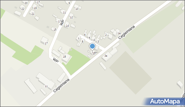 Krzanowice, Cegielniana, 11, mapa Krzanowice